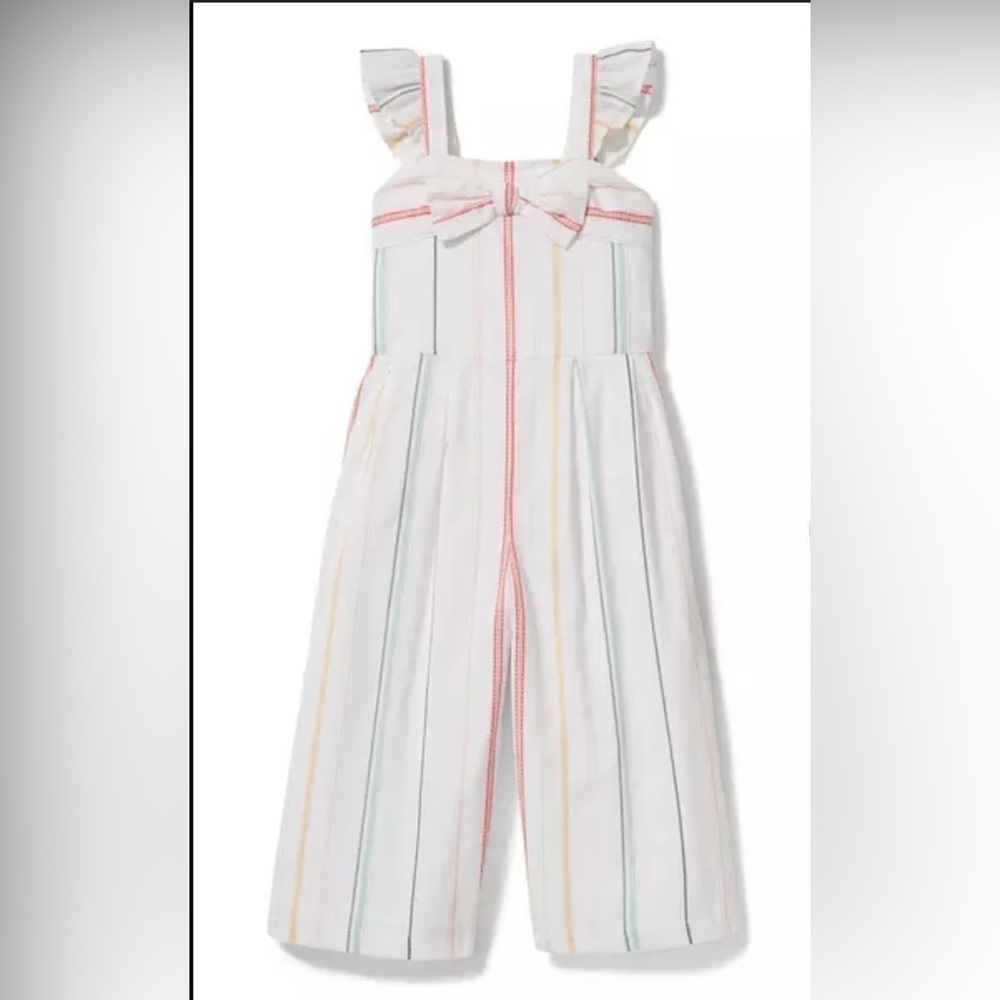 Janie and Jack Striped Jumpsuit